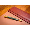 Dacasso Mocha Leather 34" x 20" Side-Rail Desk Pad PR-3001